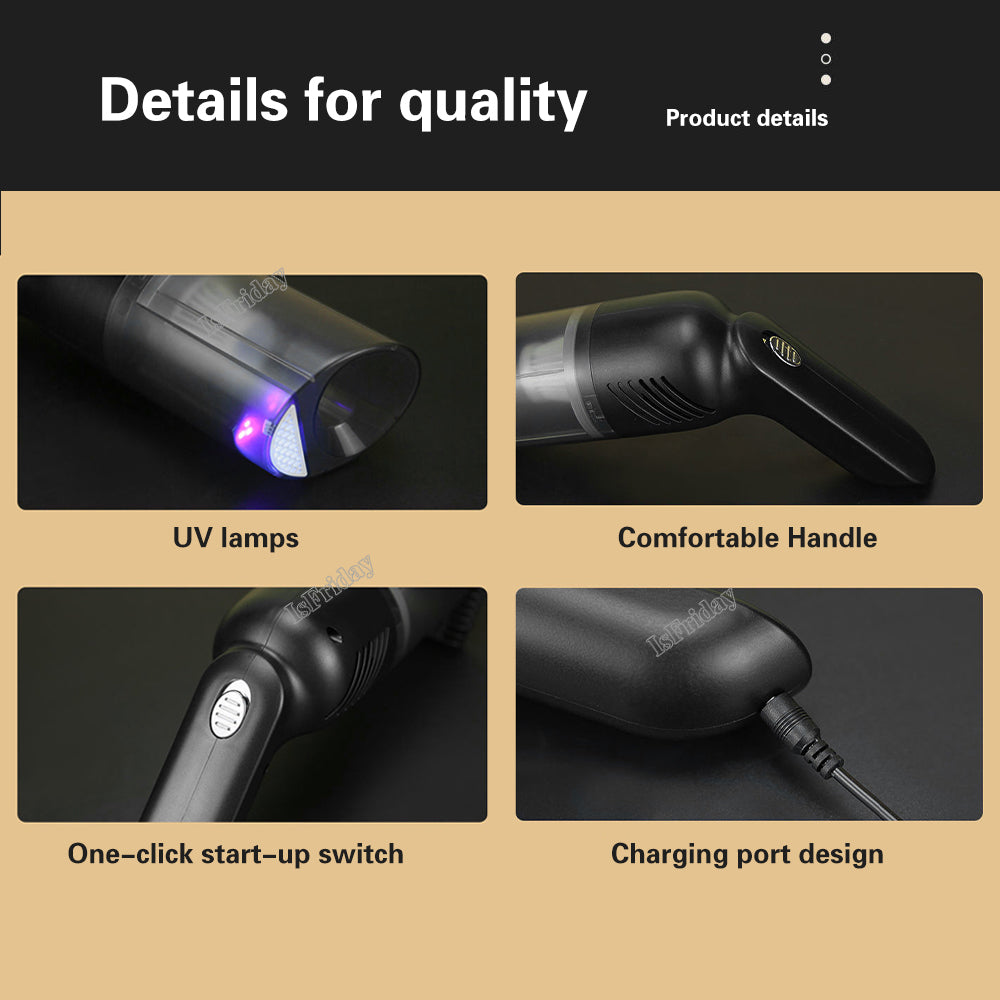 Pet hair vacuum Portable Pet Hair Sucker High Power Ultraviolet Sterilization Mite Cat & Dog UV Cleaning Supplies Vacuum Cleaner