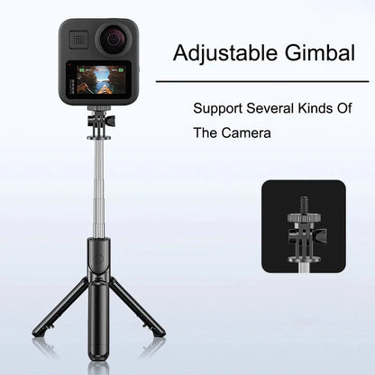 Phone Holder Wireless Selfie Stick Tripod 360 Degree Rotation Support For iPhone Xiaomi Samsung Mobile Phone Live Video Stand