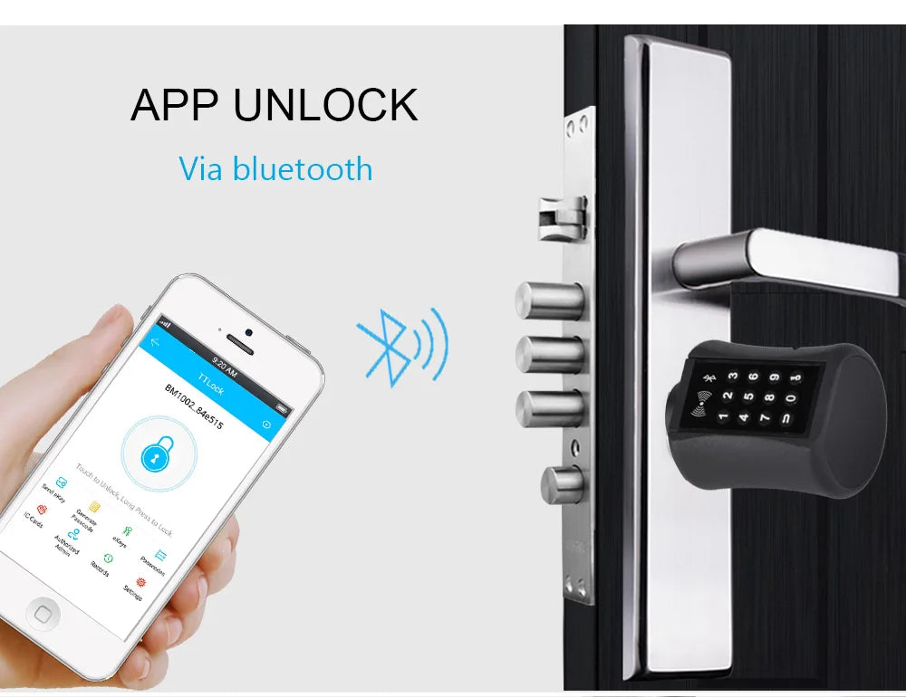 Smart Lock DIY keyless double replacement cylinder lock TT lock app WiFi euro cylinder smart locks