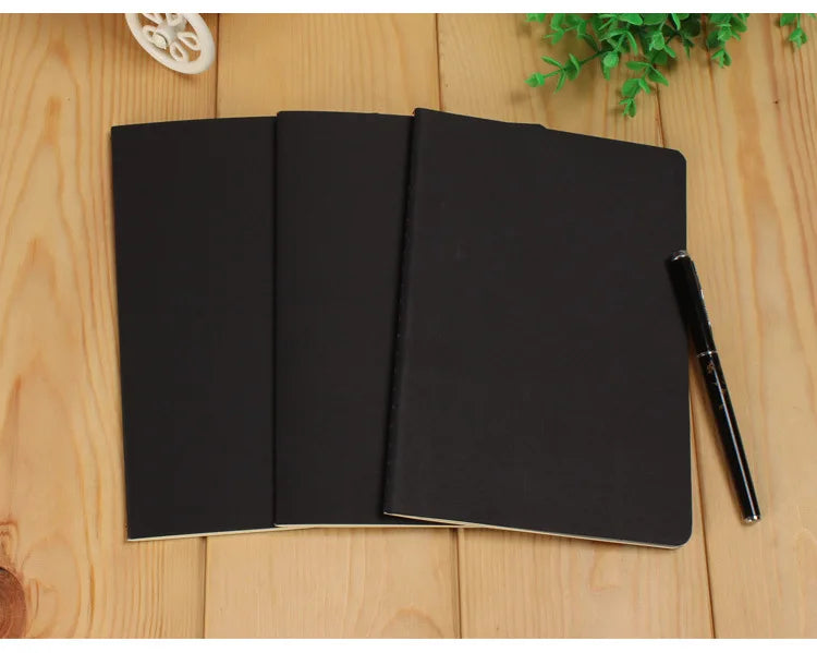 A5 Notebook 76 Pages Blank White Paper Daily Writing Planner Journal Notepad Drawing Painting Sketchbook