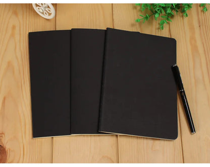 A5 Notebook 76 Pages Blank White Paper Daily Writing Planner Journal Notepad Drawing Painting Sketchbook