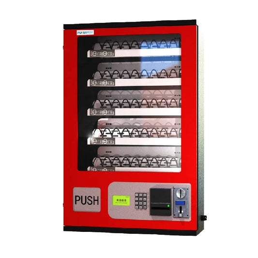 24H Self-service Automatic Small Food Snack Cigarette Vending Machine With Credit Card