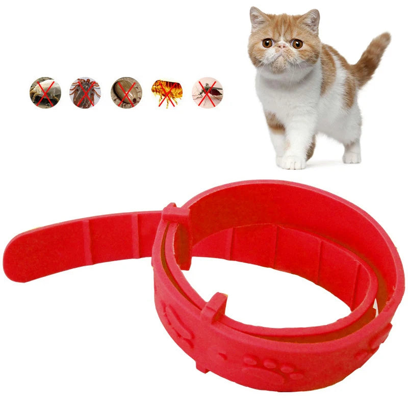 Pet Dog Cat Collar Anti Flea Mite Lice Insecticide Mosquito Outdoor Adjustable Pets Deworming Collar Pet Products