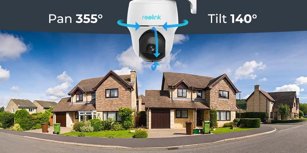 Reolink 4K 8MP Wireless Pan & Tilt Security Camera 5MP Outdoor Solar/Battery Powered WiFi IP Camera 3MP PT Surveillance Cameras