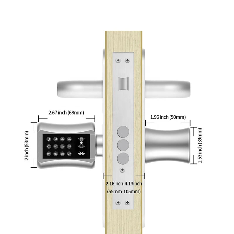 Smart Lock DIY keyless double replacement cylinder lock TT lock app WiFi euro cylinder smart locks