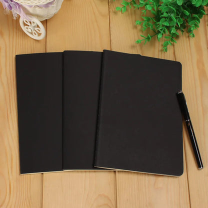 A5 Notebook 76 Pages Blank White Paper Daily Writing Planner Journal Notepad Drawing Painting Sketchbook