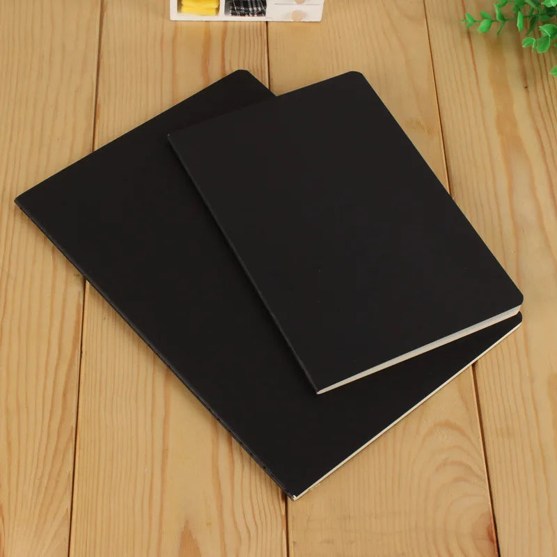 A5 Notebook 76 Pages Blank White Paper Daily Writing Planner Journal Notepad Drawing Painting Sketchbook