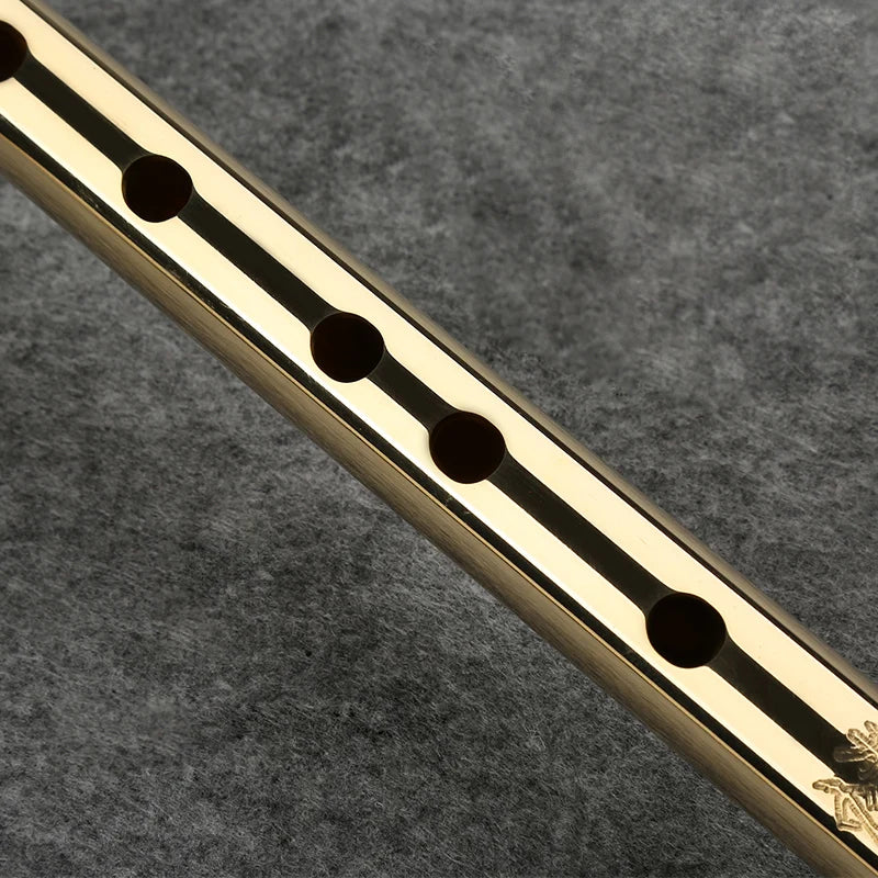 Professional  H62 Brass Tube  CDEFG Key 8 Holes Flute  Chinese Metal Flute  Classic Woodwind Musical Instrument