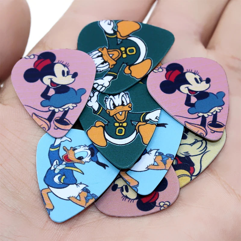 SOACH 10PCS 0.71mm high quality guitar picks two side pick picks earrings DIY Mix picks guitar for Guitar Accessories base