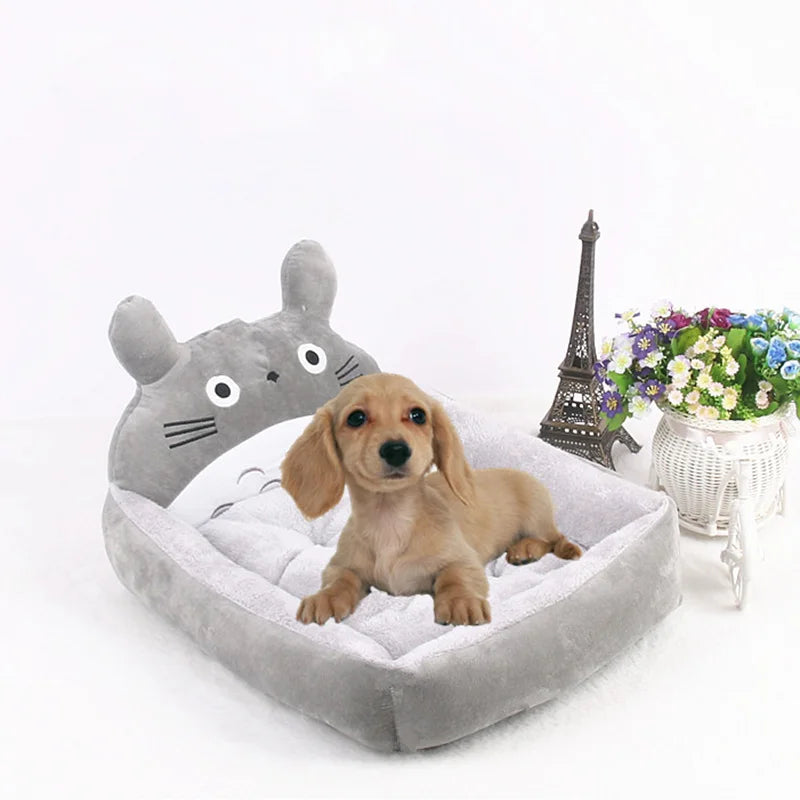 Winter Warm Puppy Cat Bed Sofa Washable Cartoon Pet Beds for Small Dogs Cats Yorkies Katten Kennels Pets Products Accessories