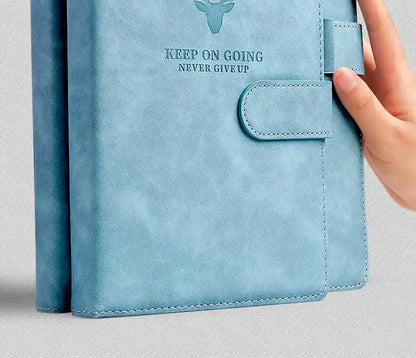 A4 Notebook Ultra-thick Thickened Notepad Business Soft Leather Work Meeting Record Book Office Diary Sketchbook Students Cute