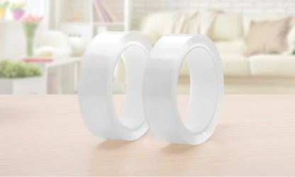 1/2/3/5M Nano Tape Double Sided Tape Transparent Reusable Waterproof Adhesive Tapes Cleanable Kitchen Bathroom Supplies Tapes