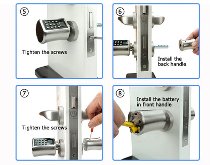 Smart Lock DIY keyless double replacement cylinder lock TT lock app WiFi euro cylinder smart locks