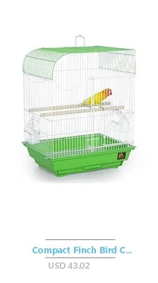 Wrought Iron Bird Cage Rolling Stand PlayTop Parrot Lovebirds Cockatiels Pigeons Flight Cage