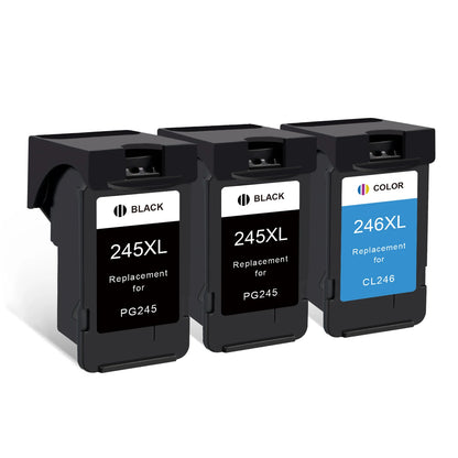 PRINTJOY For PG245 CL246 Ink Cartridges For Canon PG-245 246 For  MG2924 MX492 MG2520  TS302  TS3120 TS3122 Printer