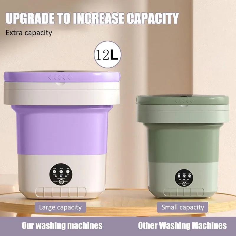 ZNOOOE Portable washing machine Foldable Mini Washing Machine Small Washer  washing machines  home appliance