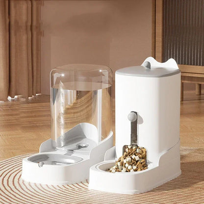 Large Capacity Dog and Cat Water Fountain Pet Feeder Cat Food Bowl Gravity Food Feeder Gravity Water Fountain Cat Accessories