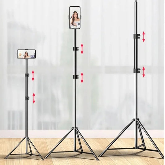 Universal Tripod Stand Stretchable Aluminum Alloy Portable Holder Adjustable Height 55cm/160cm