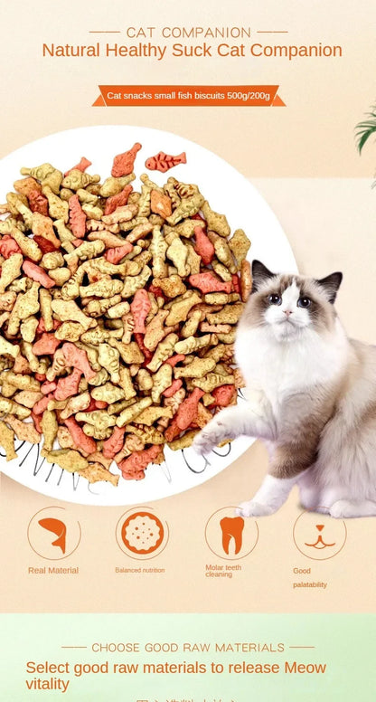 Freeze-dried Cat Treats Nutrition Pet Snacks Training Reward Cat Snacks Cat Supplies Dried Small Fish Gain Weight Cat Food