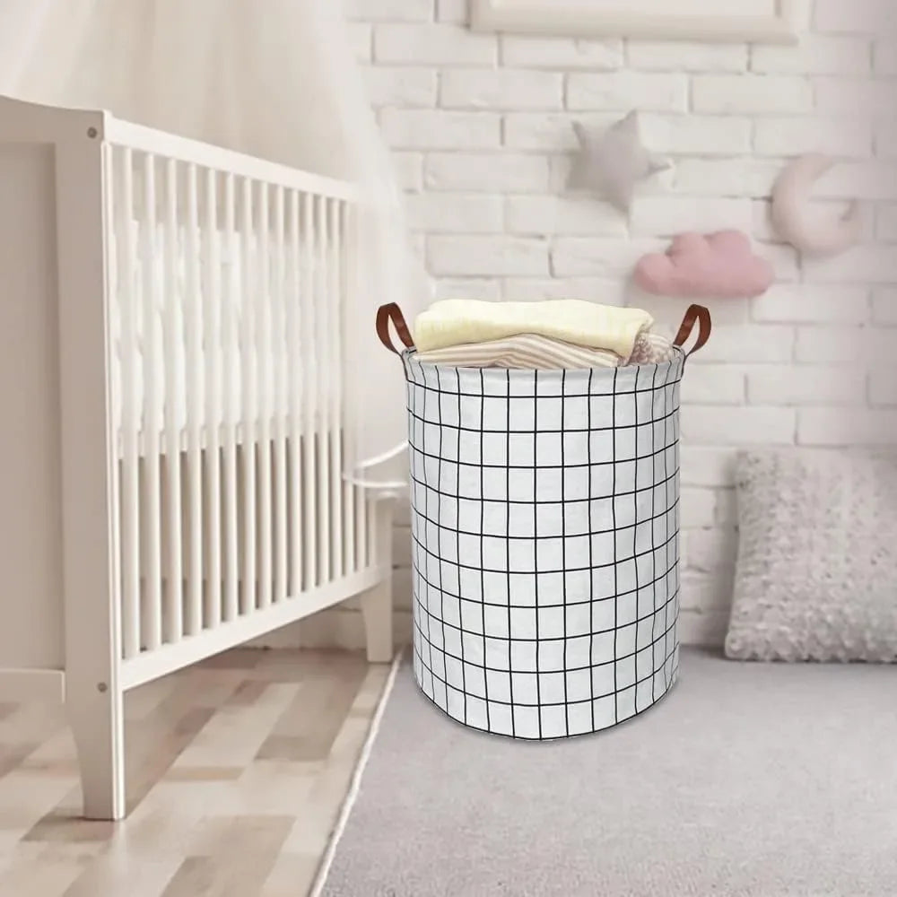 1pc Dirty Clothes Basket Laundry Basket Portable for Toy Clothing Storage Bucket Waterproof Laundry Organizer