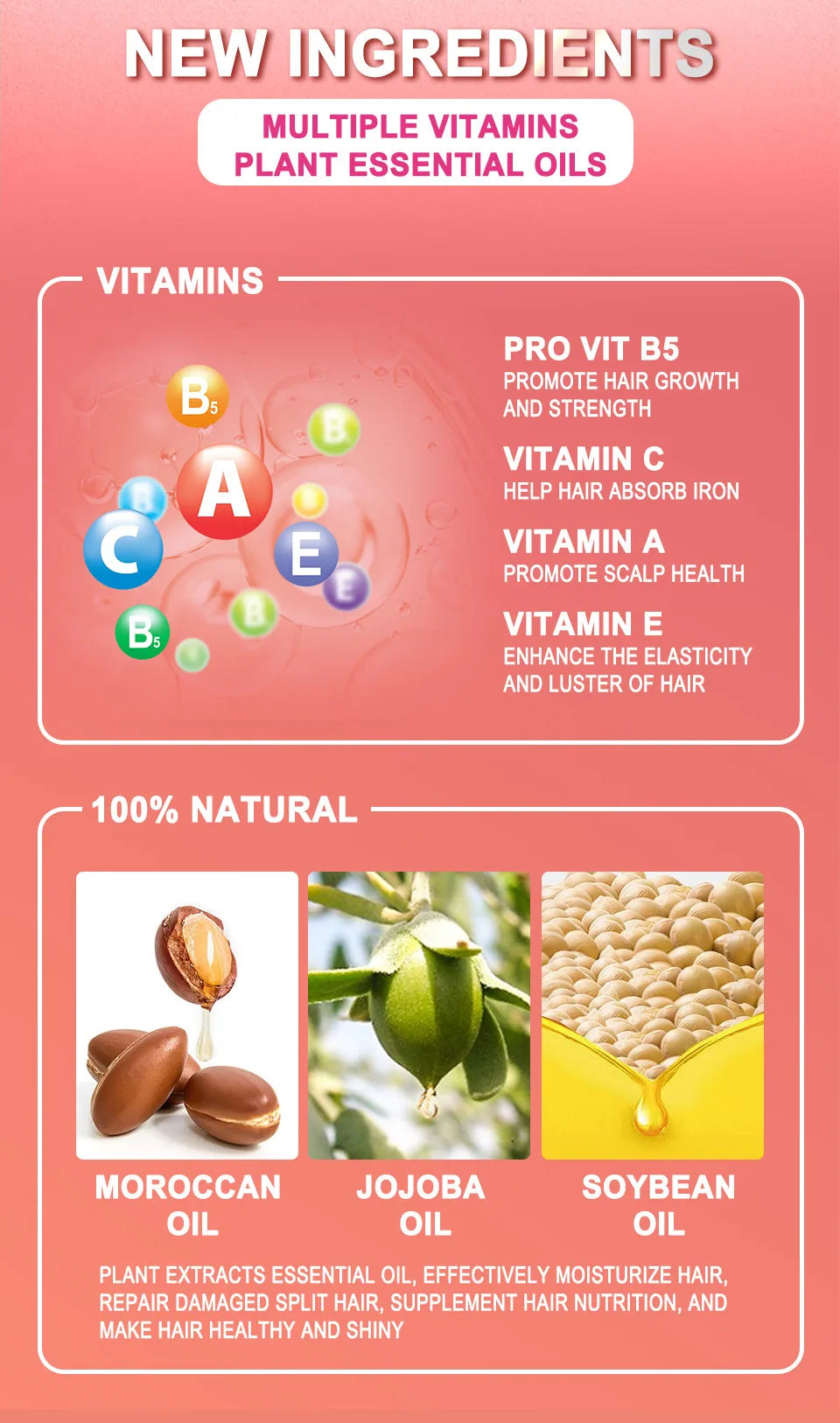 Hair Vitamin Capsule Hair Repair Damaged Hair Care Capsules Essence Protein Smooth Hair Care Repair Anti Loss Essential Oil