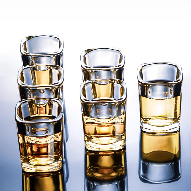 Shot Glass Set White Wine Glass Cup Holder Drinkware Set Spirit Glass Bar KTV Wine Glass Holder Glass Cup Storage Rack