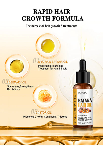 Fast Hair Growth Oil Africa Crazy Traction Alopecia batana Hair Mask Anti Hair Break Hair Strengthener Hair Loss Treatment Spray