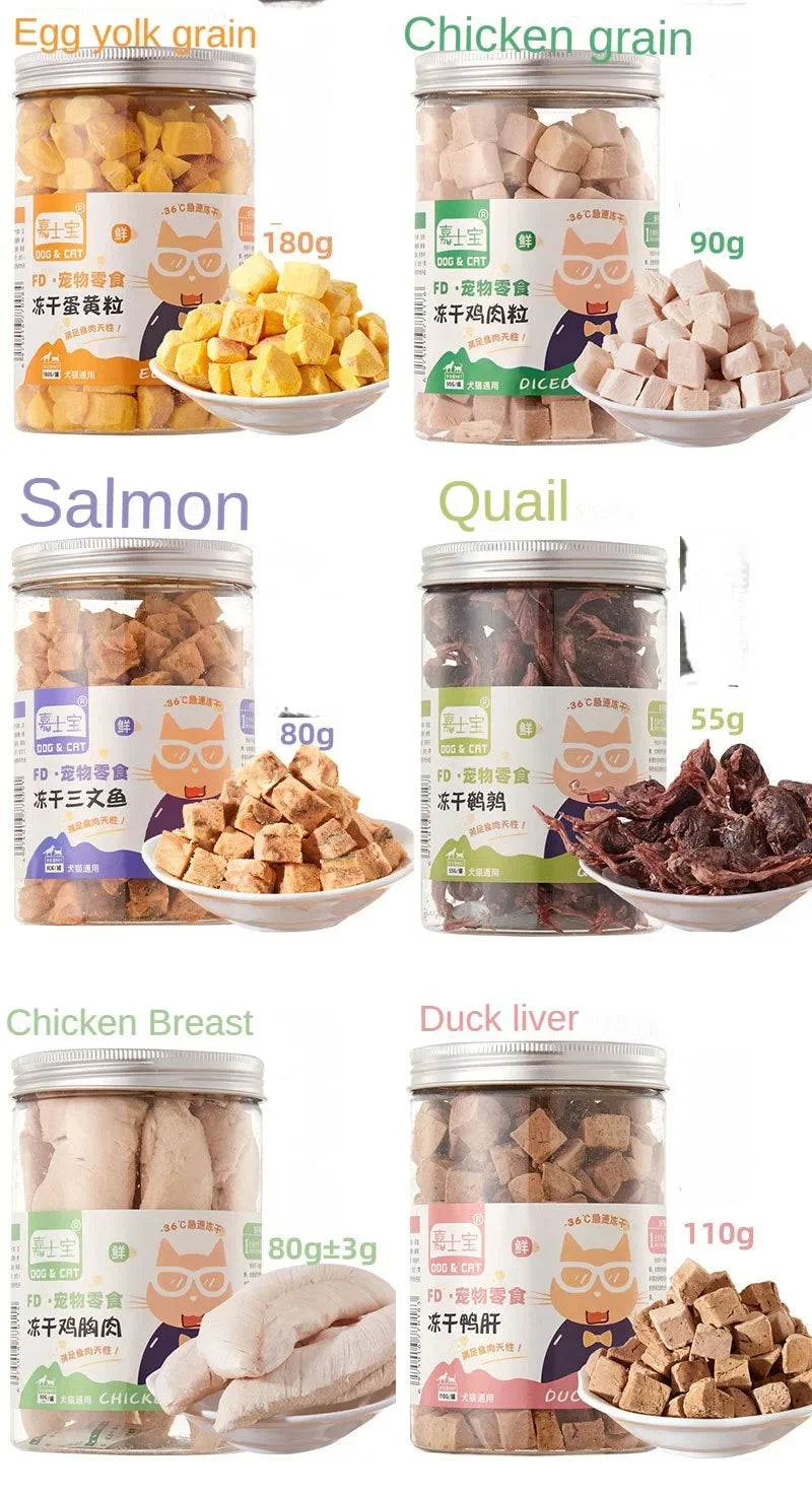 Pet Snack Reward Cat Treats Chicken Freeze-dried Puppy Food Kitty Interactive Snacks Cat Food Dog Snacks Pet Chewing Training