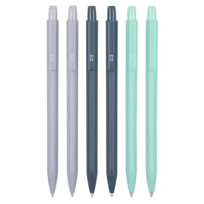 6pcs/set Fashion Macaron Mechanical Pencil Cute 0.5/0.7mm Student Automatic Pen For Kids Gift School Stationery Office Supplies