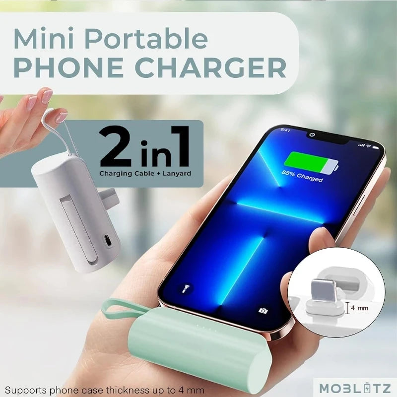 10000mAh Mini Power Bank Super Fast Charging Battery High Capacity Digital Display Power Bank For iPhone Samsung Huawei Xiaomi