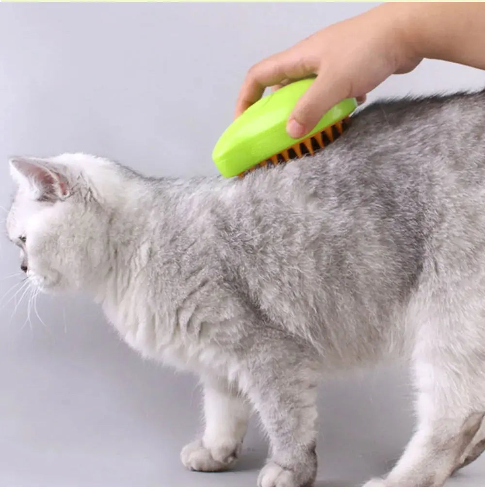 Cat Dog Steamy Brush Steam Comb USB Electric Sprayer for Massage Pet Grooming tool Shedding 3 in 1 Electric Sprays Massage Combs