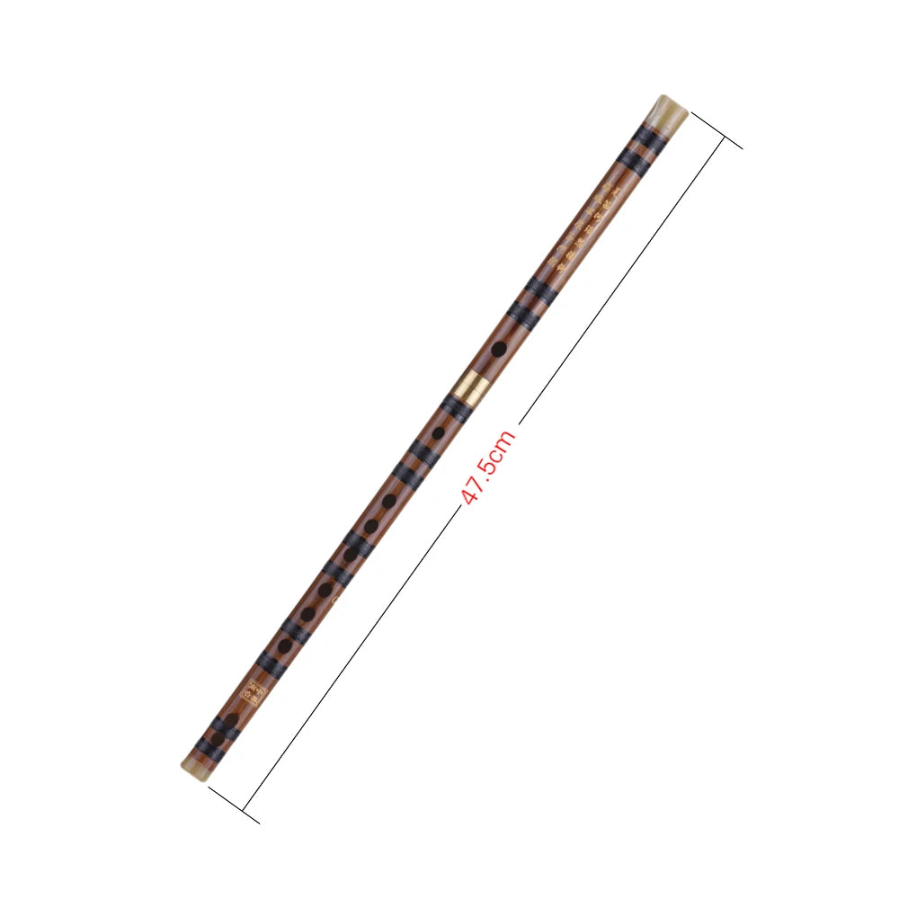 Pluggable Bitter Bamboo Flute Dizi Traditional Handmade Chinese Musical Woodwind Instrument Key C/D/G Professional Performance