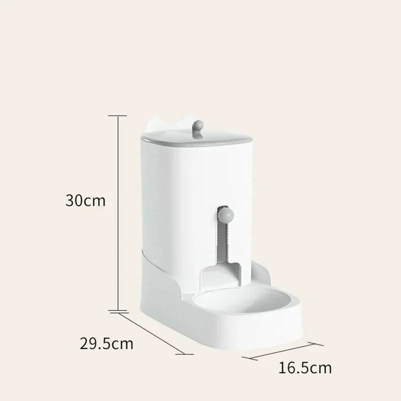 Large Capacity Dog and Cat Water Fountain Pet Feeder Cat Food Bowl Gravity Food Feeder Gravity Water Fountain Cat Accessories