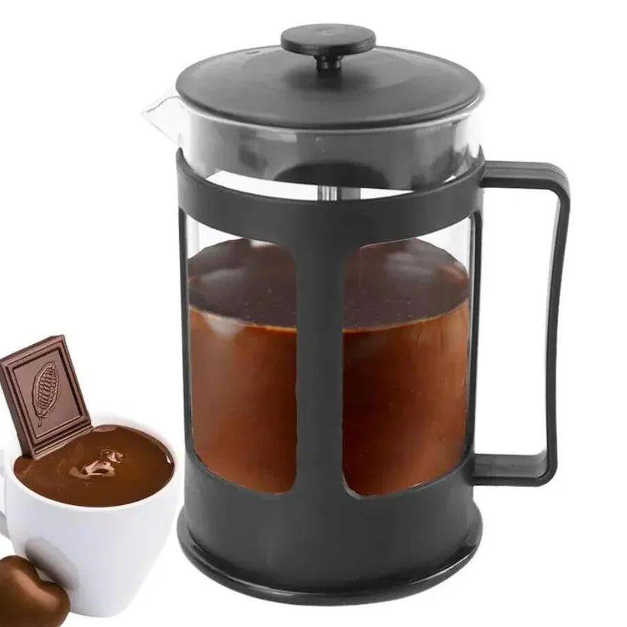 Stainless Steel Tea and Coffee Brewer with Filter Heat-Resistant Anti-Rust Multifunctional with Handle for Making Coffee