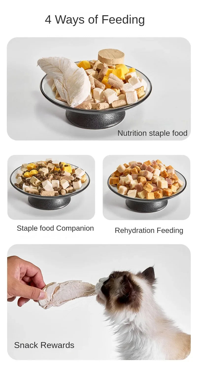 Pet Snack Reward Cat Treats Chicken Freeze-dried Puppy Food Kitty Interactive Snacks Cat Food Dog Snacks Pet Chewing Training