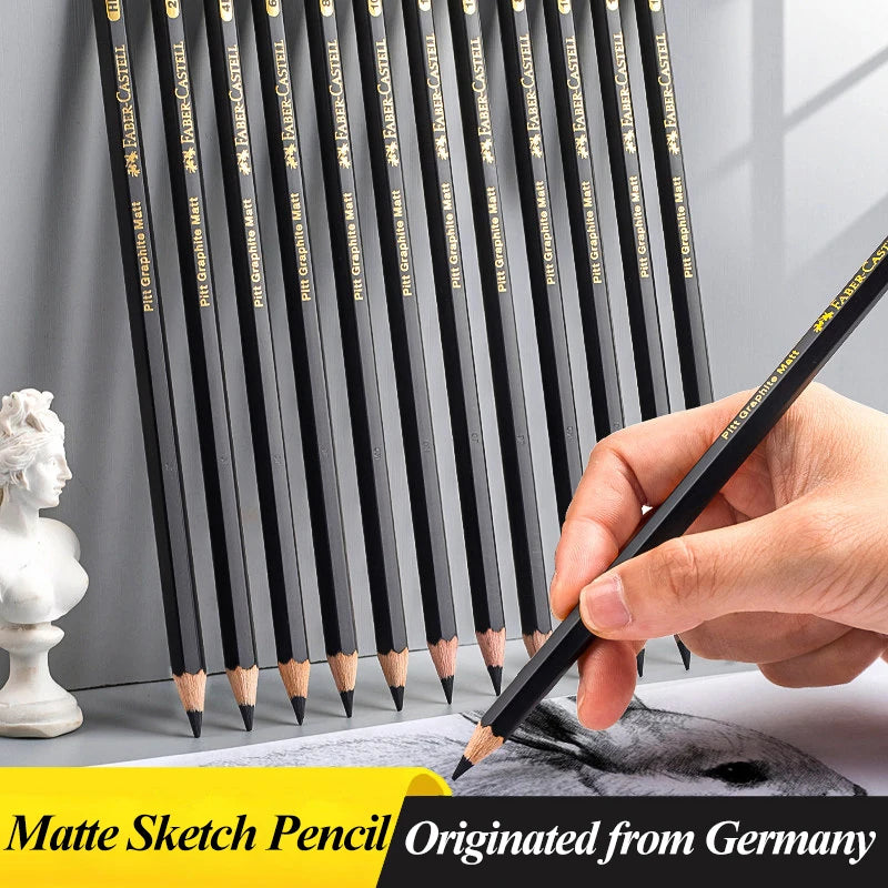 Faber-Castell Matte Sketch Pencil Painting Art Graphite Pencils Shading Writing Sketch Drawing Design Art Supplies