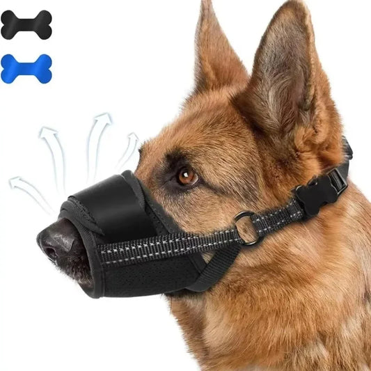 Training Behavior Aids Dog Mouth Cover Anti Bite and Anti Accidental Eating Dog Mouth Cover Adjustable Dog Mask Pet Products