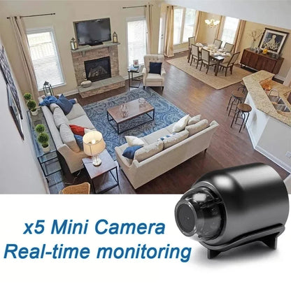 New X5 Mini Camera 1080P HD Surveillance WiFi Camera Security Monitor IP Cam Anti-theft Remote Audio Video for APP Recorder