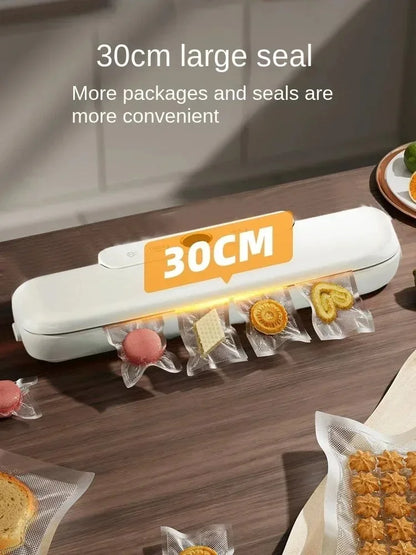 Electric Food Vacuum Sealer Machine And Storage Bags One Touch Fast Vacuuming For Wet Or Dry Food Kitchen Vacuum Sealing Machine