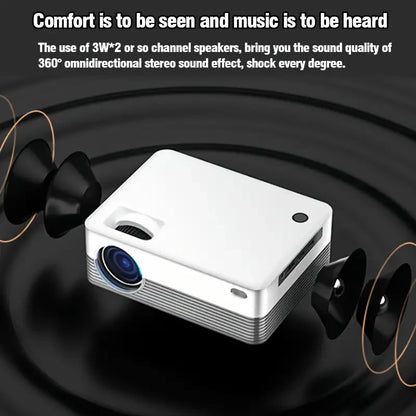 TAIDU Smart Projector HD 1280X720P 5G WiFi Android 10 BT5.0 H700 Home Theater Outdoor Support Parsing 4k Mini Portable Projector