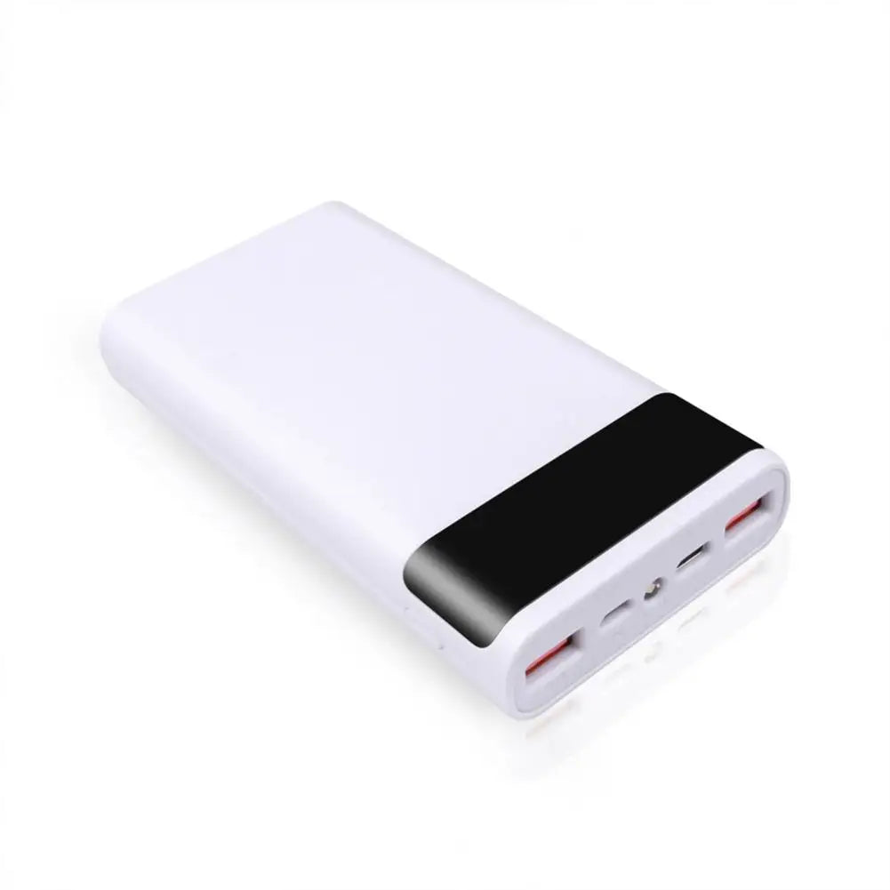 Durable Battery Charger Case Long Service Life Large Capacity 20000mAh Power Bank Shell Fast Charging