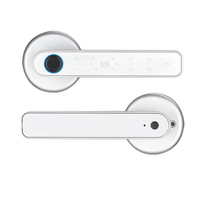 TTLock Bluetooth Fingerprint Locks Electronic Door Handle Lock App Control Password With Keys For Home Office Bedroom Smart Lock