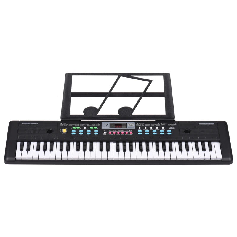 61 Keys USB Electronic Organ Kids Electric Piano Digital Music Electronic Keyboard LED Display Kids Gift Musical Instrument