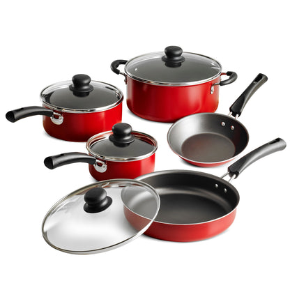 Non-stick Cookware Set Pots and Pans for Home Kitchen, Stackable Induction Cookware, Pot and Pan set, Pans for Cooking