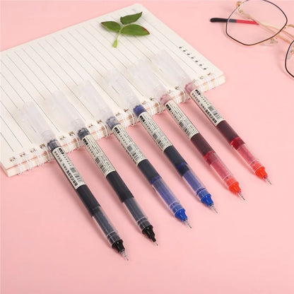 5/10 Pcs Exam Signature Ballpoint Pen 0.5mm Black Blue Ink High Capacity Gel Pens For Writing School Office Stationery Supplies