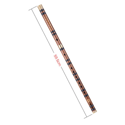 Pluggable Bitter Bamboo Flute Dizi Traditional Handmade Chinese Musical Woodwind Instrument Key C/D/G Professional Performance