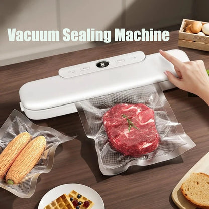 Electric Food Vacuum Sealer Machine And Storage Bags One Touch Fast Vacuuming For Wet Or Dry Food Kitchen Vacuum Sealing Machine