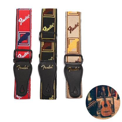 Guitar Strap Electric Guitar Adjustable Guitar Accessories Leather Ends Upgraded High-end Instrument Accessories