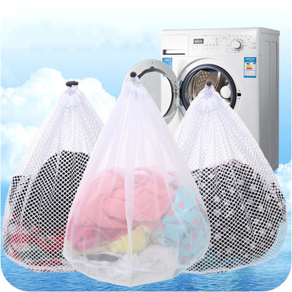 Big Size Large Washing Laundry Bag Mesh Organizer Net Dirty Bra Socks Underwear Shoe Storag Wash Machine Cover Clothes