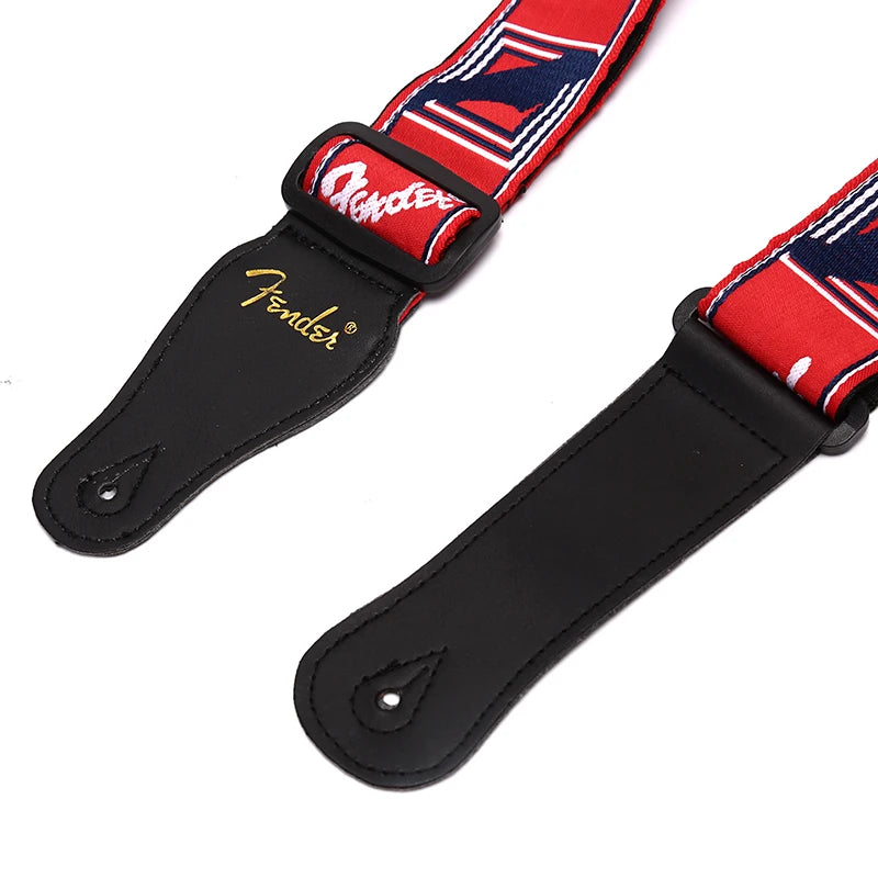 Guitar Strap Electric Guitar Adjustable Guitar Accessories Leather Ends Upgraded High-end Instrument Accessories